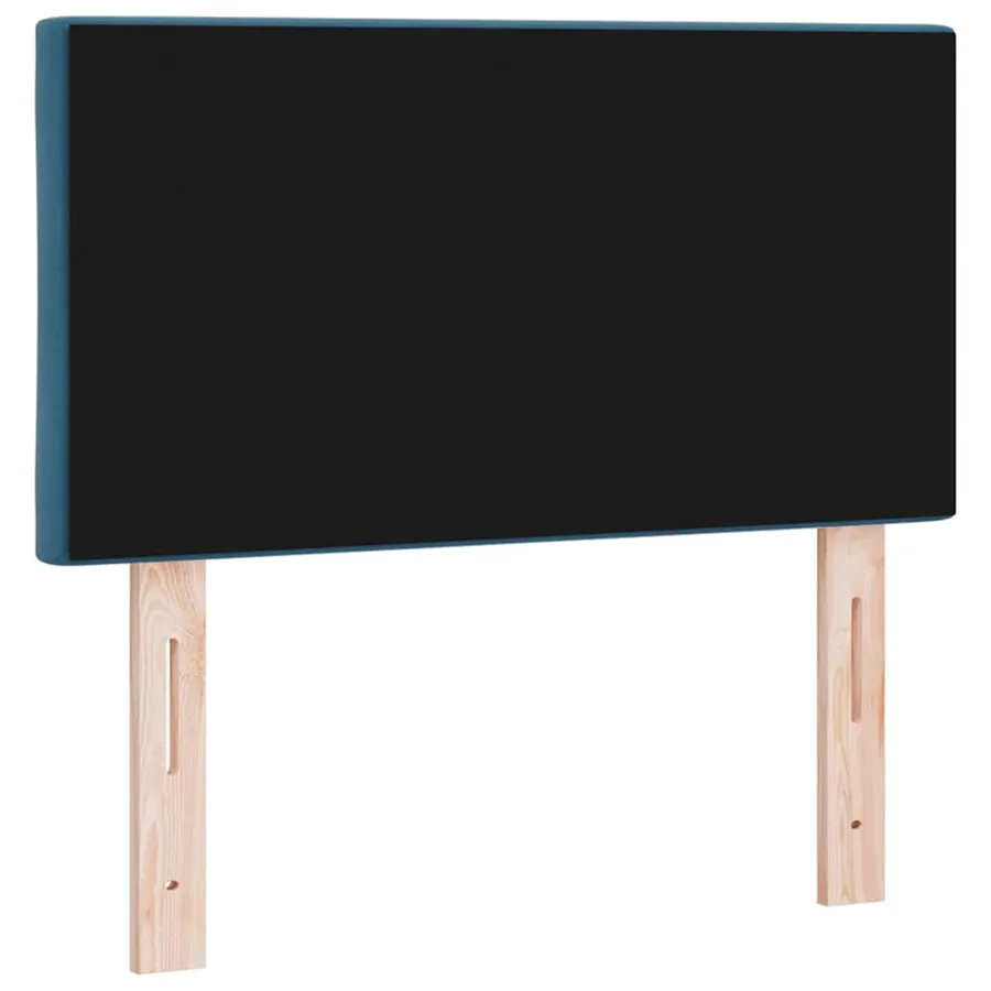 Tête de lit Bleu foncé 80 cm Velours - 4