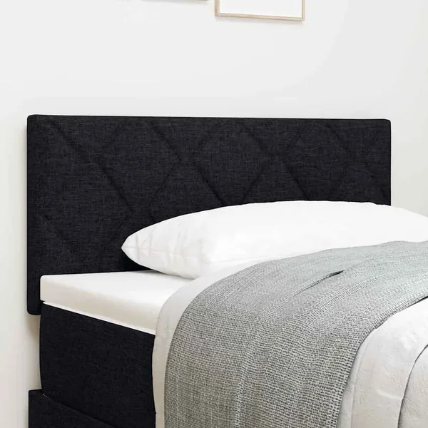 Tête de lit Noir 100 cm tissu