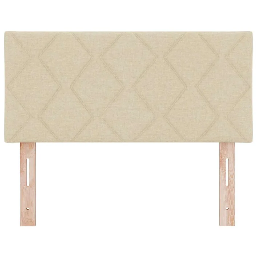 Tête de lit LED Crème 100 cm tissu - 5