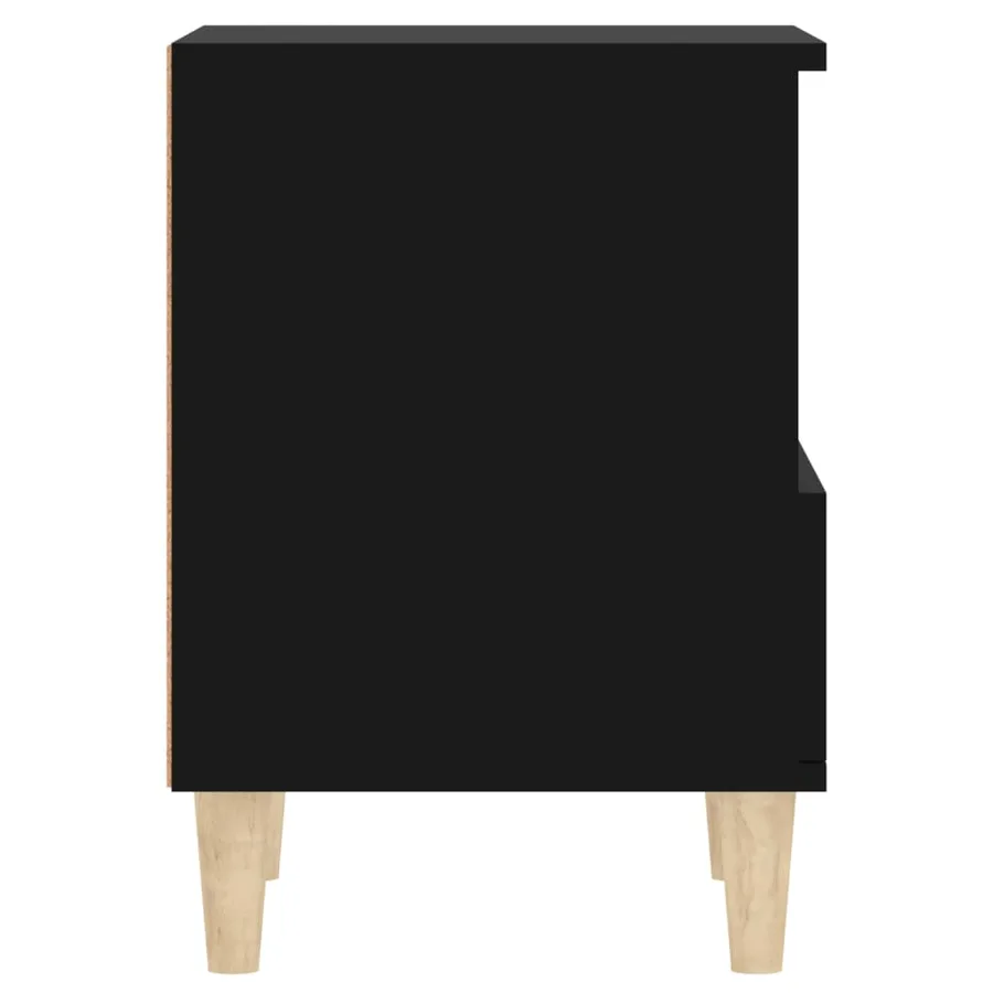 Tables de chevet 2 pcs Noir 40x35x50 cm - 9