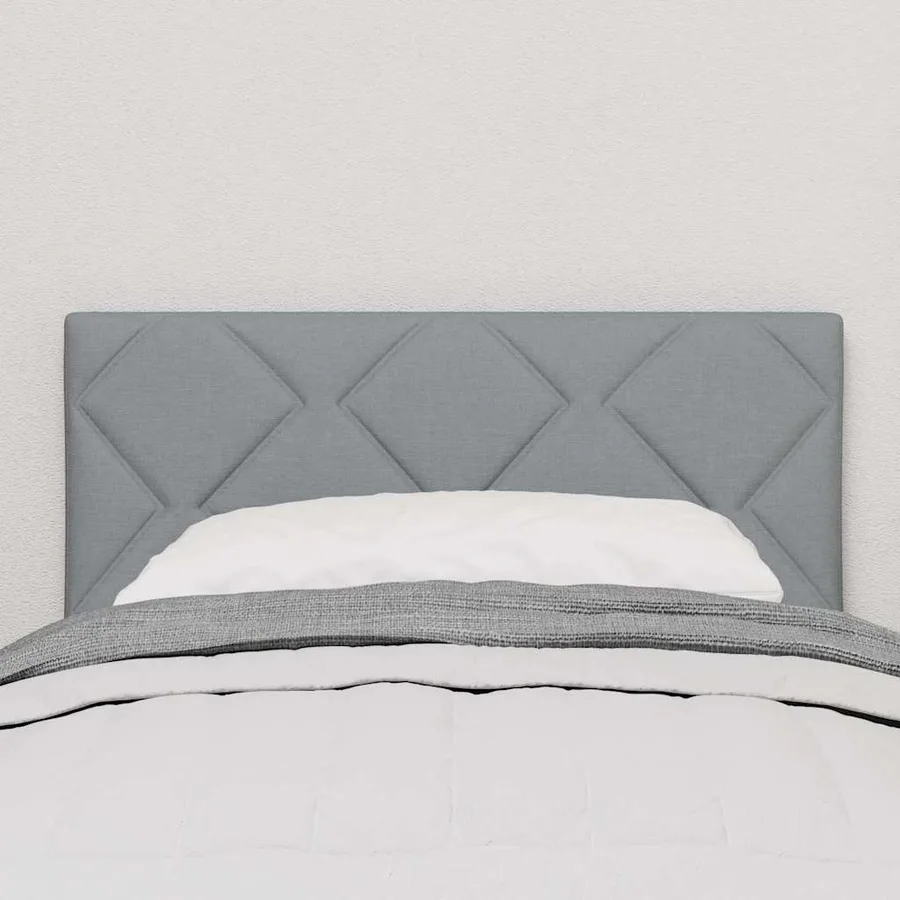 Tête de lit LED Gris clair 80 cm tissu - 3