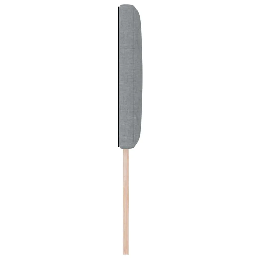 Tête de lit LED Gris clair 80 cm tissu - 6