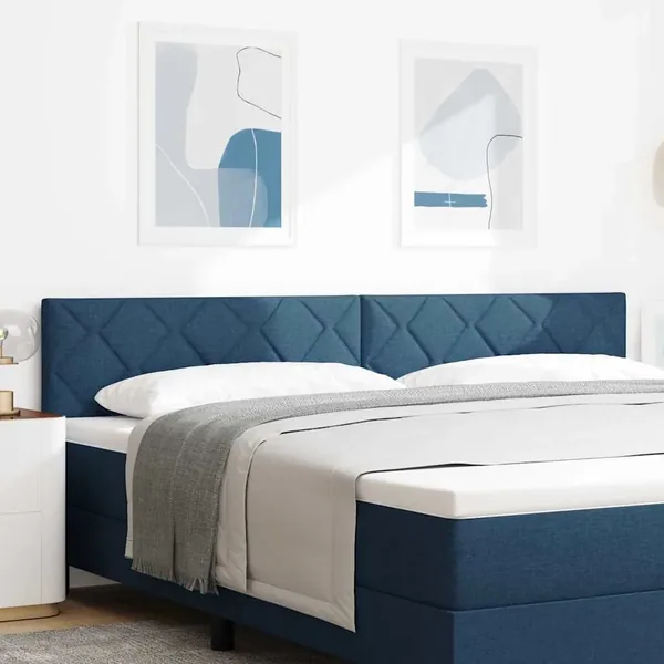 Tête de lit LED Bleu 200 cm tissu
