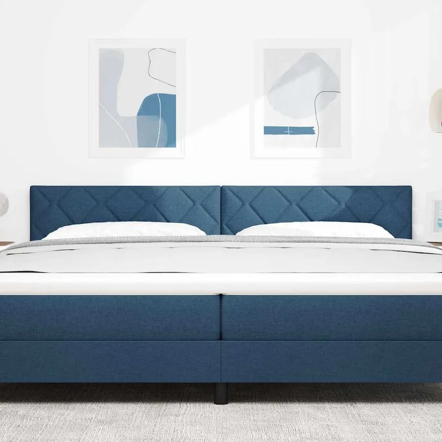 Tête de lit LED Bleu 200 cm tissu - 3
