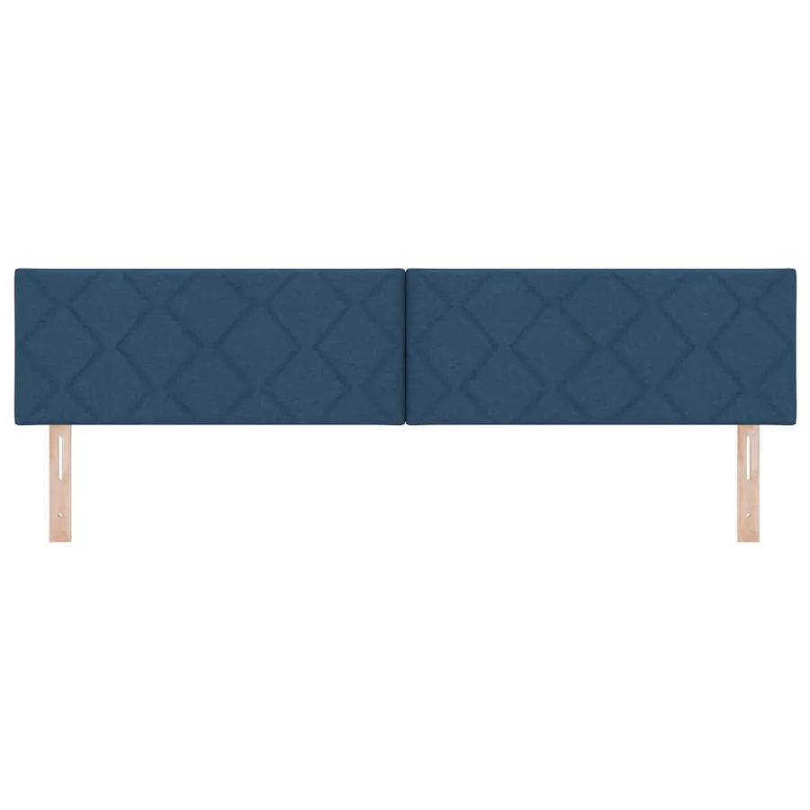 Tête de lit LED Bleu 200 cm tissu - 5