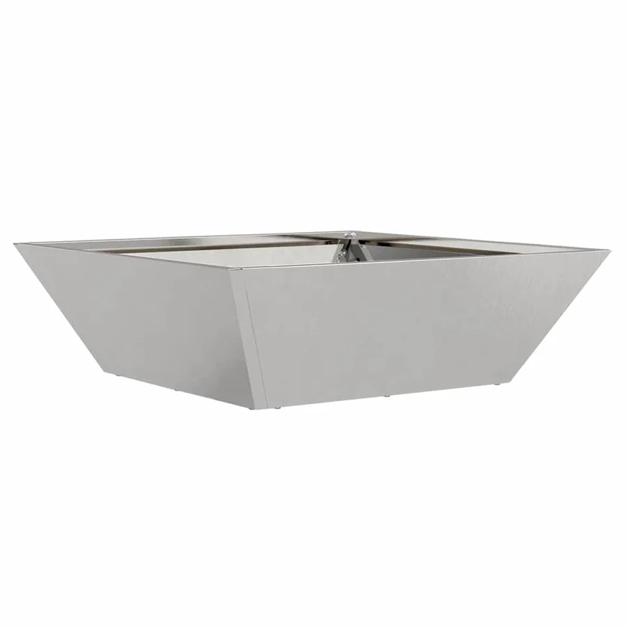 Cache-pot de jardin 5 pc Argent 50 x 50 x 15 cm - 5