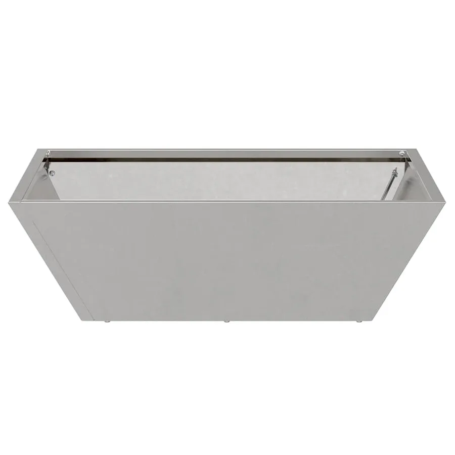 Cache-pot de jardin 5 pc Argent 50 x 50 x 15 cm - 6