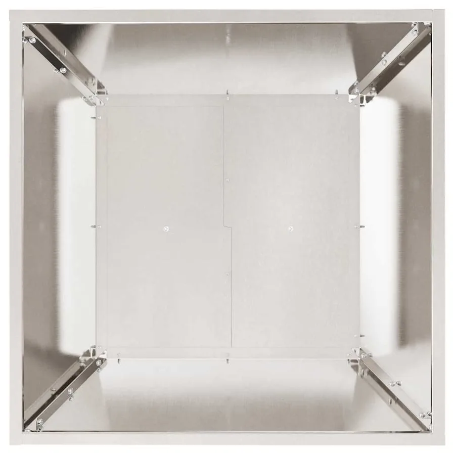 Cache-pot de jardin 5 pc Argent 50 x 50 x 15 cm - 9