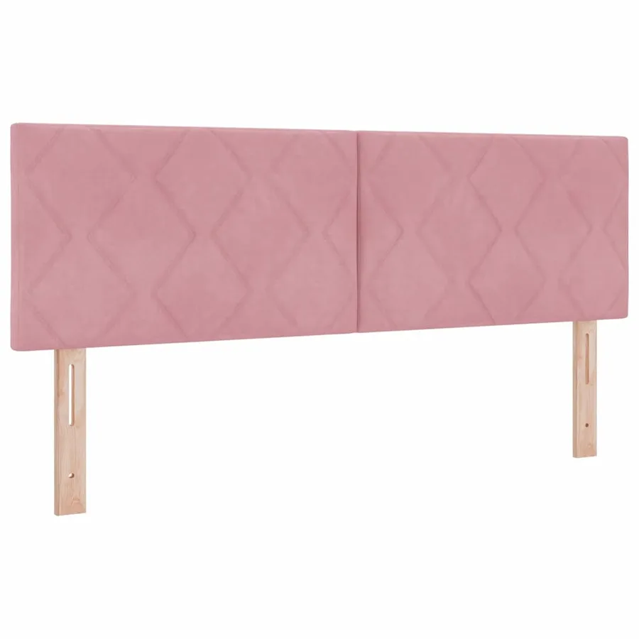Tête de lit Rose 160 cm Velours - 2