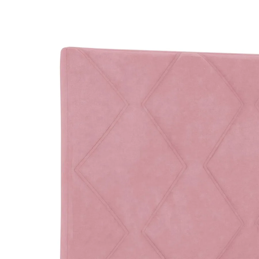 Tête de lit Rose 80 cm Velours - 7