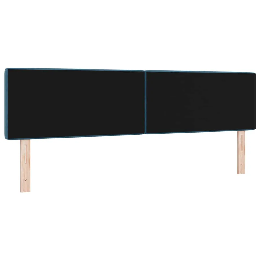 Tête de lit Bleu foncé 180 cm Velours - 6