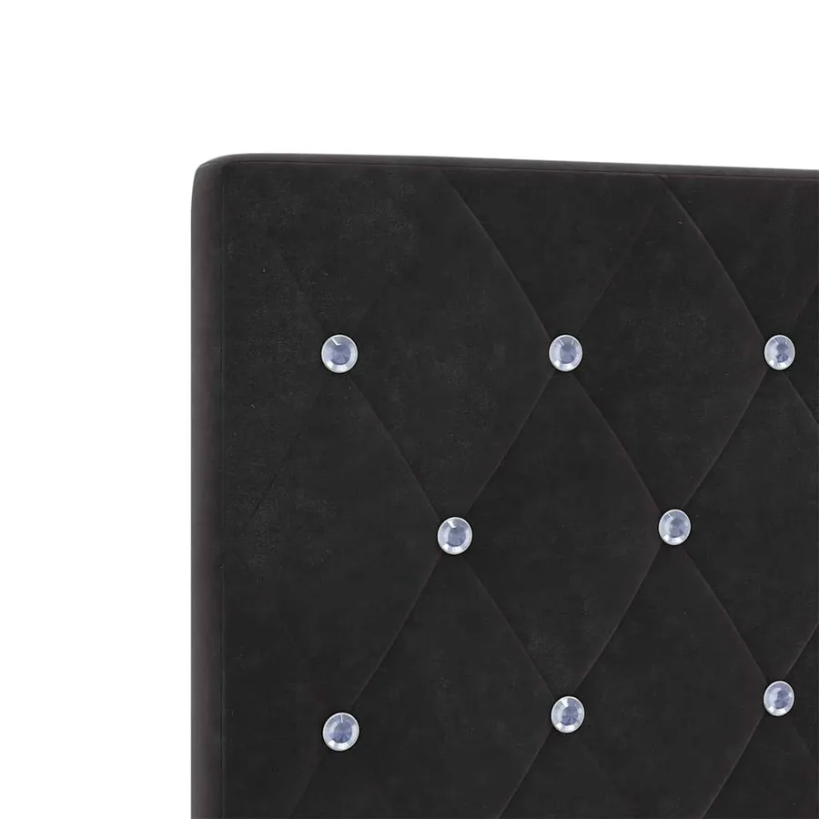 Tête de lit Noir 80 cm Velours - 7