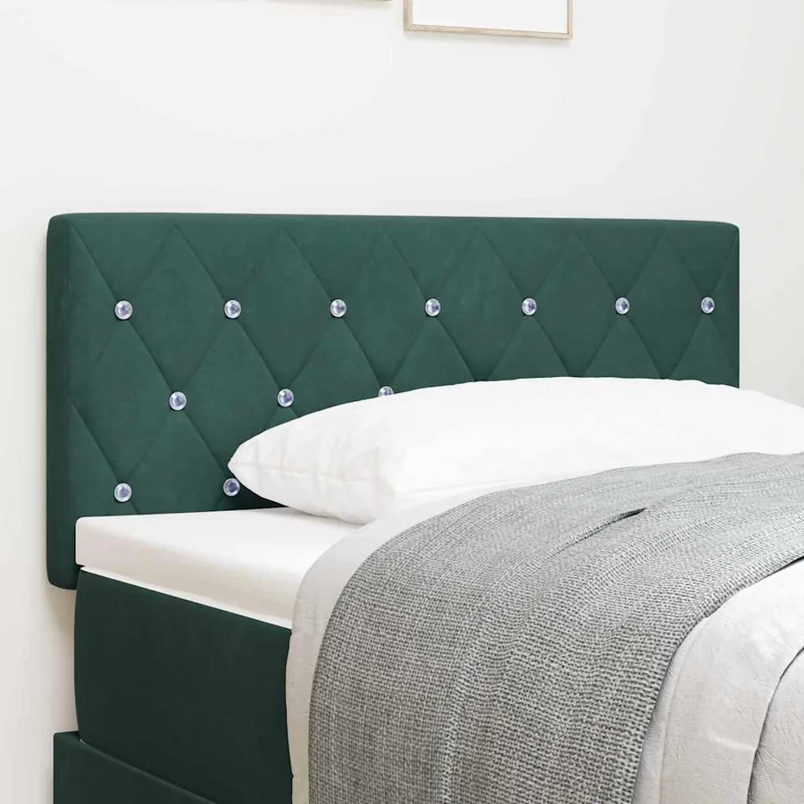 Tête de lit Vert foncé 100 cm Velours