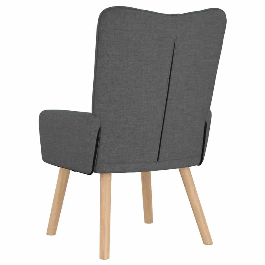 fauteuil Gris foncé 63 x 67 x 94 cm Tissu et contreplaqué - 6