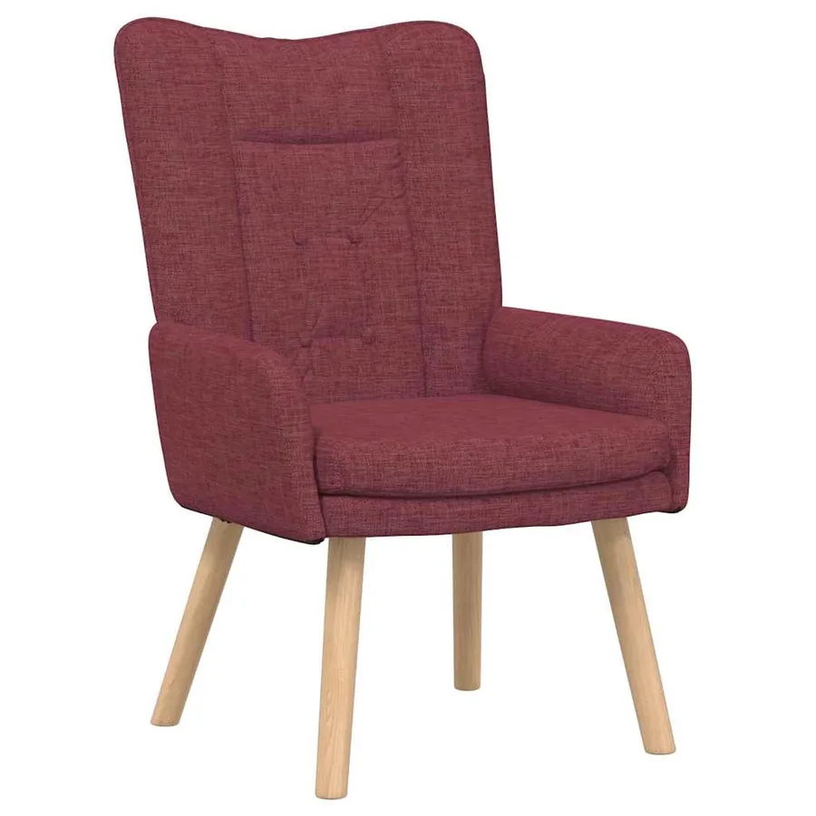 fauteuil Bordeaux 63 x 67 x 94 cm Tissu et contreplaqué - 2