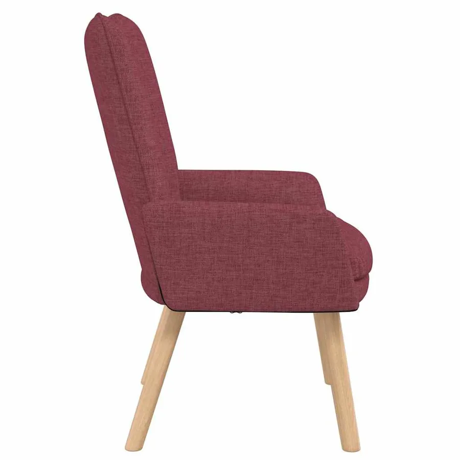 fauteuil Bordeaux 63 x 67 x 94 cm Tissu et contreplaqué - 5