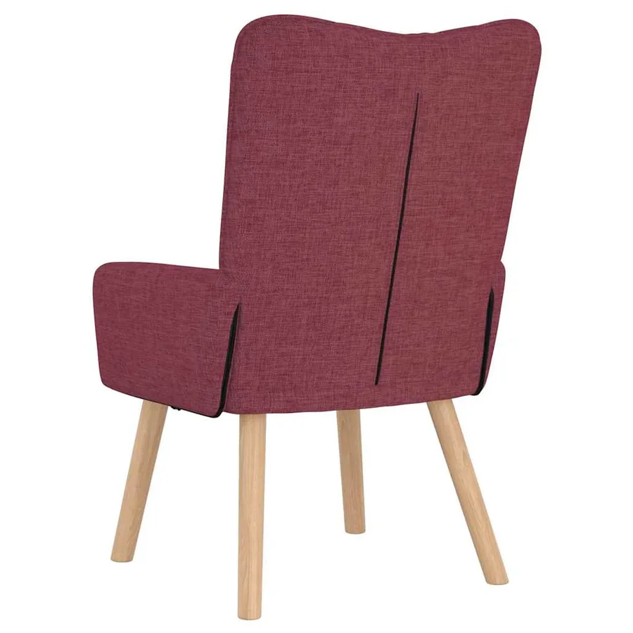 fauteuil Bordeaux 63 x 67 x 94 cm Tissu et contreplaqué - 6