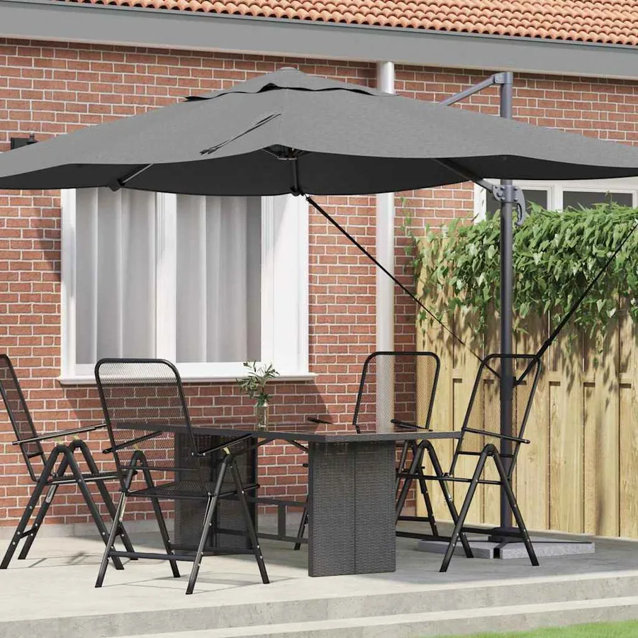 Parasol Anthracite 351 x 250 x 260 cm Polyester et Aluminium