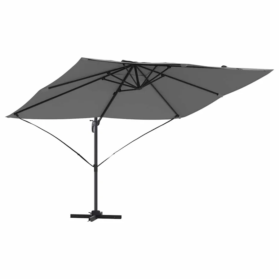 Parasol Anthracite 351 x 250 x 260 cm Polyester et Aluminium - 2