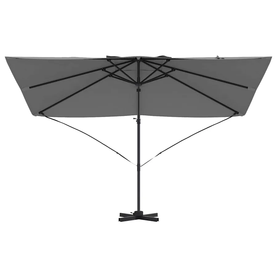 Parasol Anthracite 351 x 250 x 260 cm Polyester et Aluminium - 5