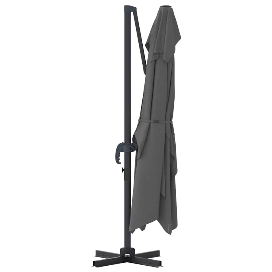 Parasol Anthracite 351 x 250 x 260 cm Polyester et Aluminium - 7