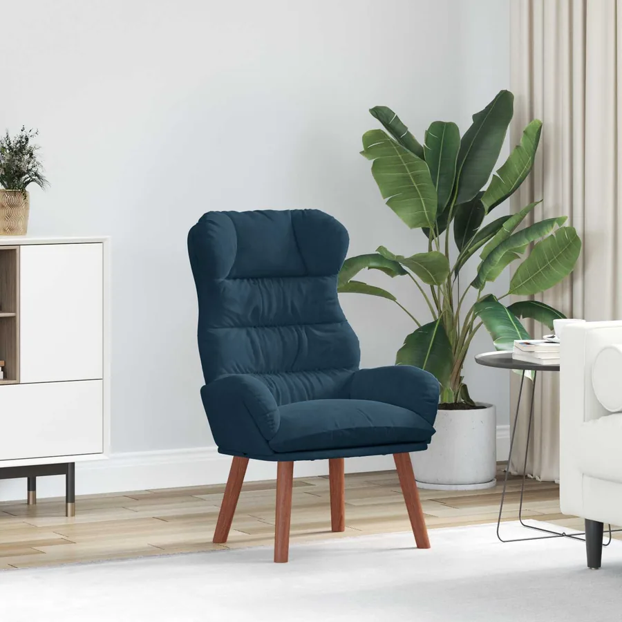 fauteuil Bleu 69 x 74 x 93 cm Velours
