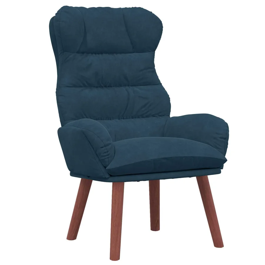 fauteuil Bleu 69 x 74 x 93 cm Velours - 2