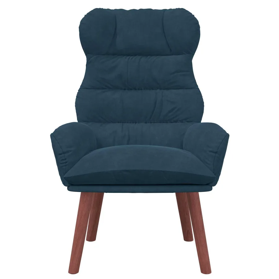 fauteuil Bleu 69 x 74 x 93 cm Velours - 4