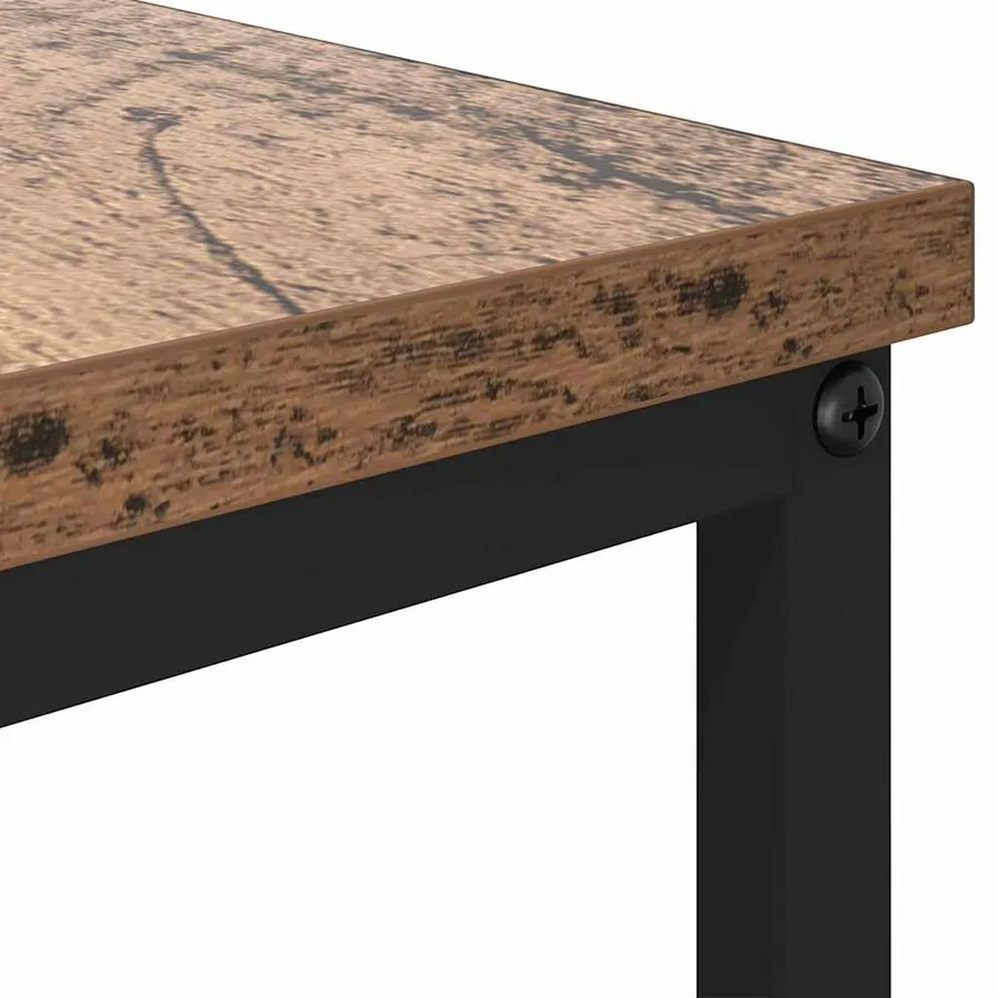 Table basse Bois ancien 100 x 51 x 45 cm Bois d'ingénierie - 9