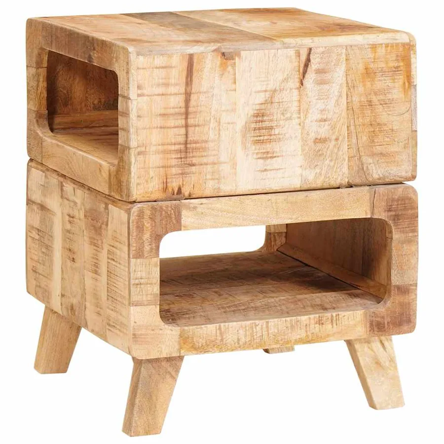 Table d'appoint Marron 40 x 40 x 49 cm Bois de mangue massif