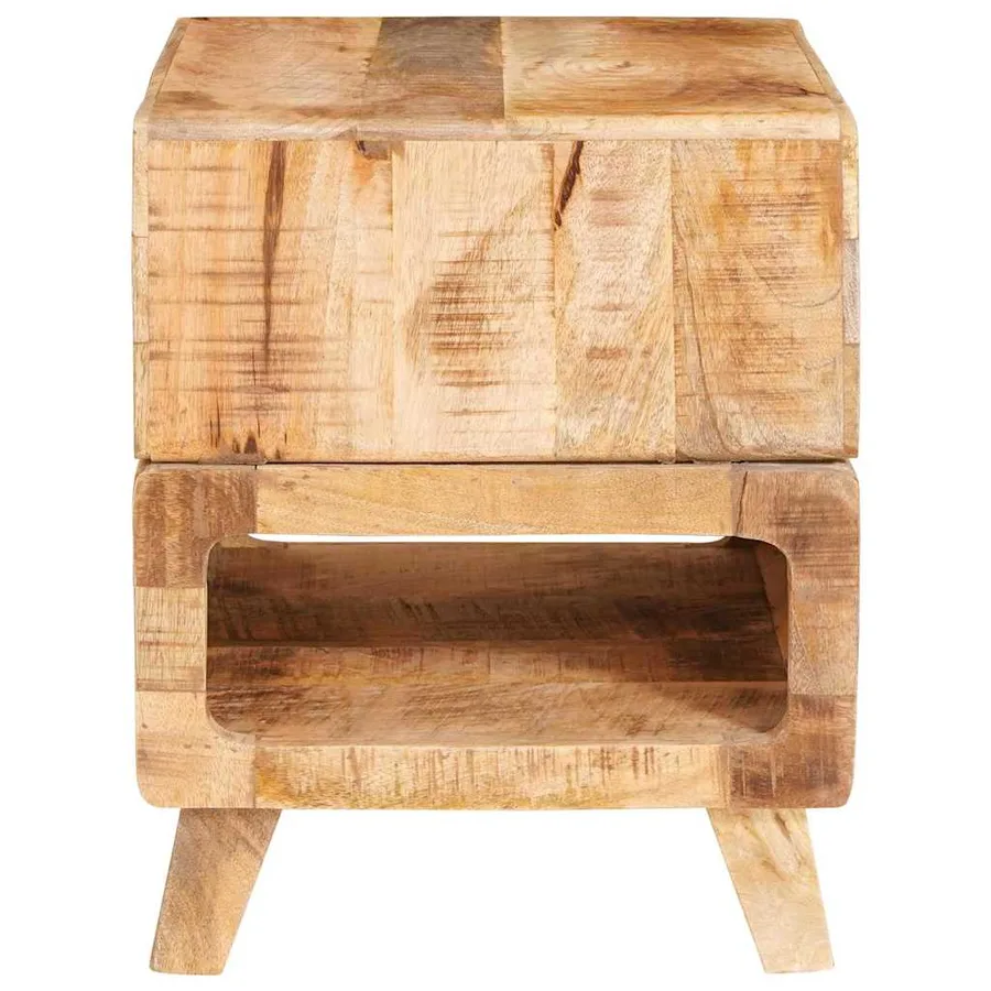 Table d'appoint Marron 40 x 40 x 49 cm Bois de mangue massif - 4