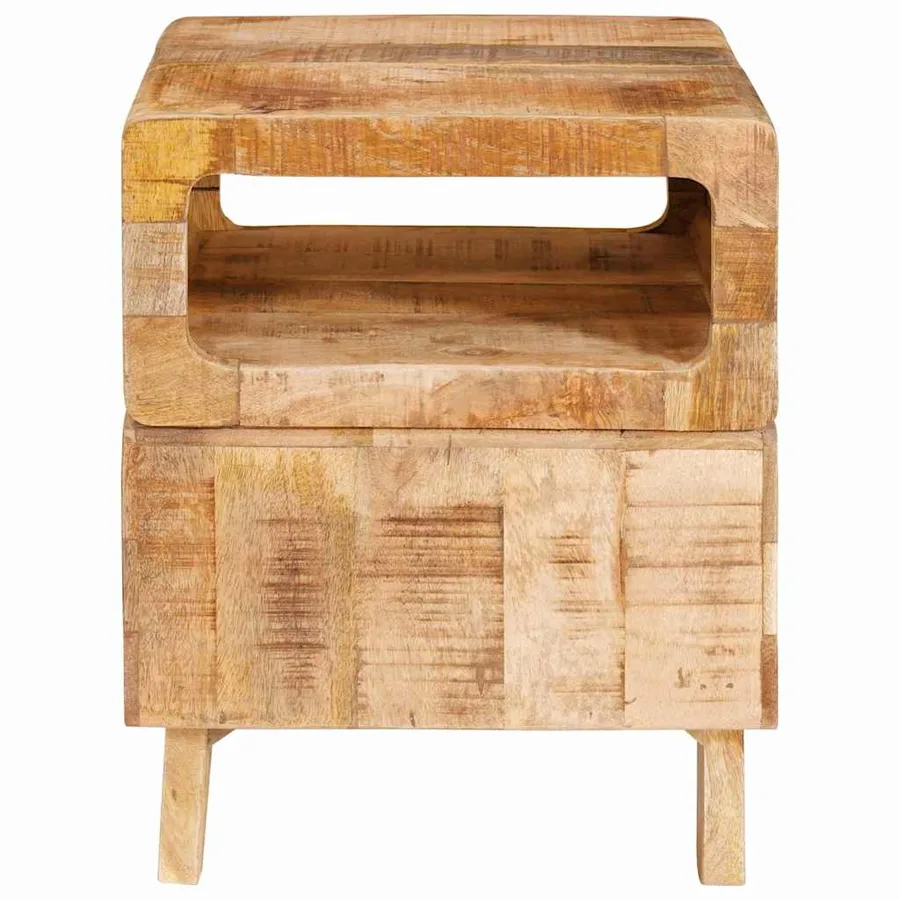 Table d'appoint Marron 40 x 40 x 49 cm Bois de mangue massif - 5