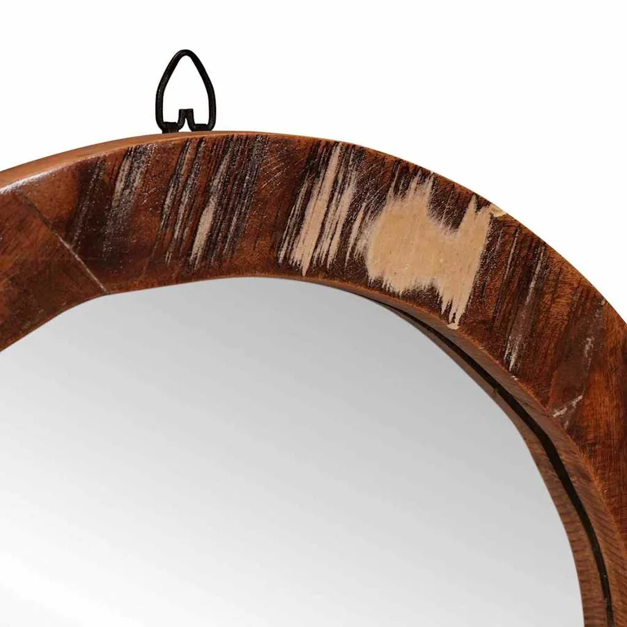 Table de Toilette Marron 90 x 76 x 45 cm Bois Recyclé Solide - 10