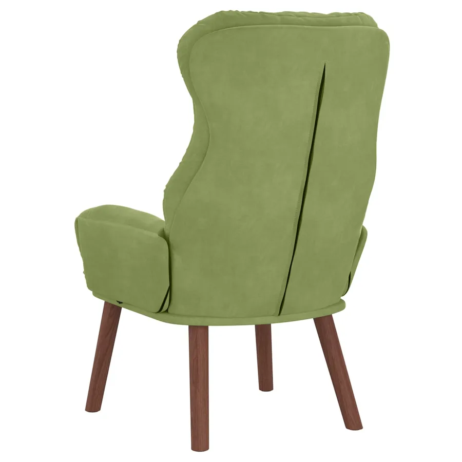 fauteuil Vert clair 69 x 74 x 93 cm Velours - 6