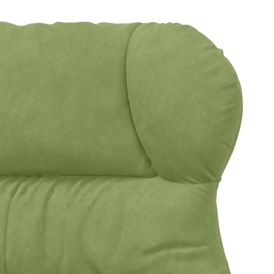 fauteuil Vert clair 69 x 74 x 93 cm Velours - 7