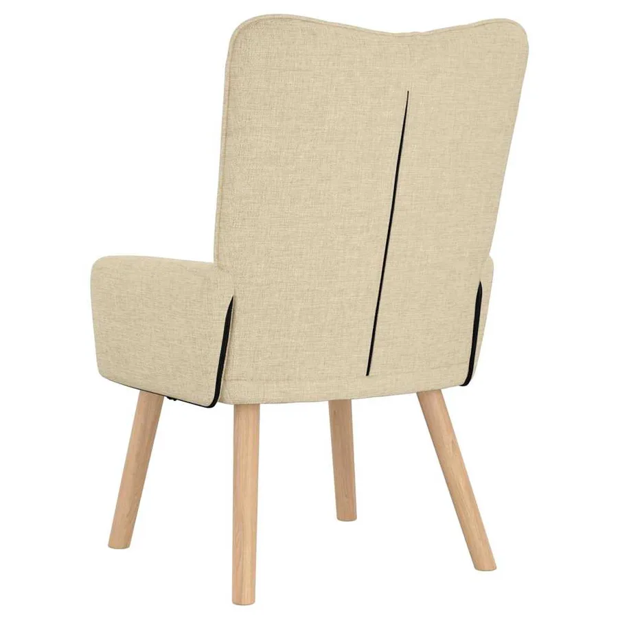 fauteuil Crème 63 x 67 x 94 cm Tissu et contreplaqué - 6