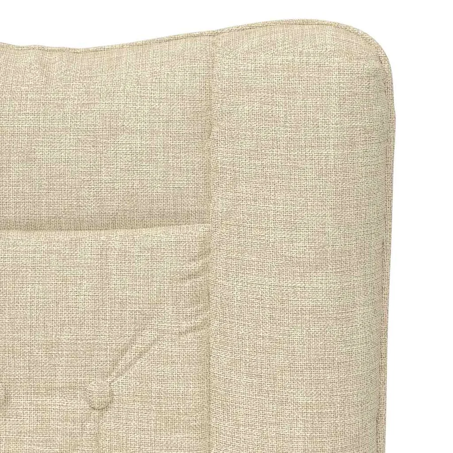 fauteuil Crème 63 x 67 x 94 cm Tissu et contreplaqué - 7