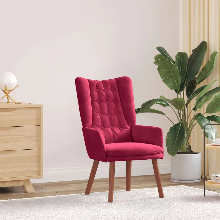 fauteuil Bordeaux 63 x 67 x 94 cm Velours