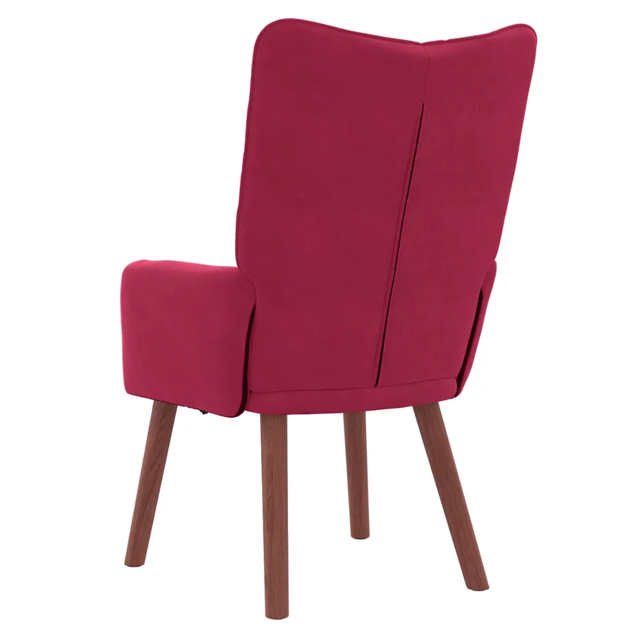 fauteuil Bordeaux 63 x 67 x 94 cm Velours - 6
