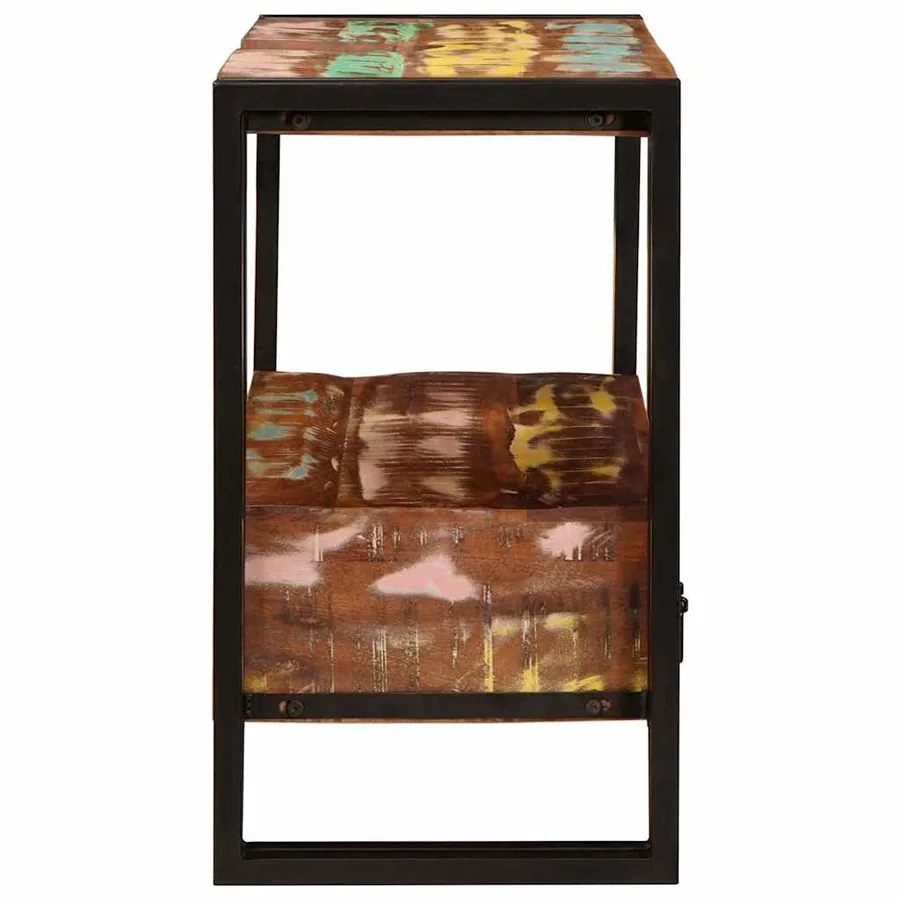 Armoire de coiffeuse Multicolore Bois Recyclé Solide - 7