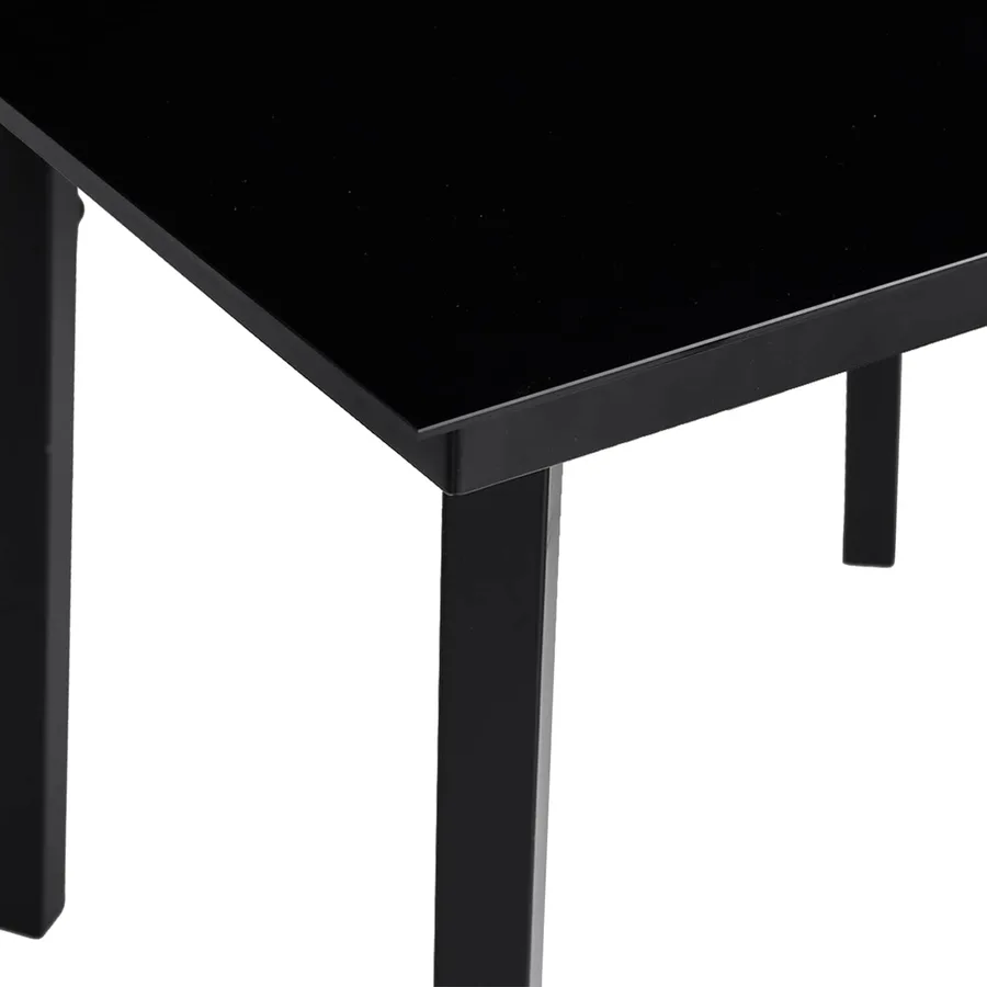 Ensemble de salle à manger pour jardin 5 pcs Gris clair - 11