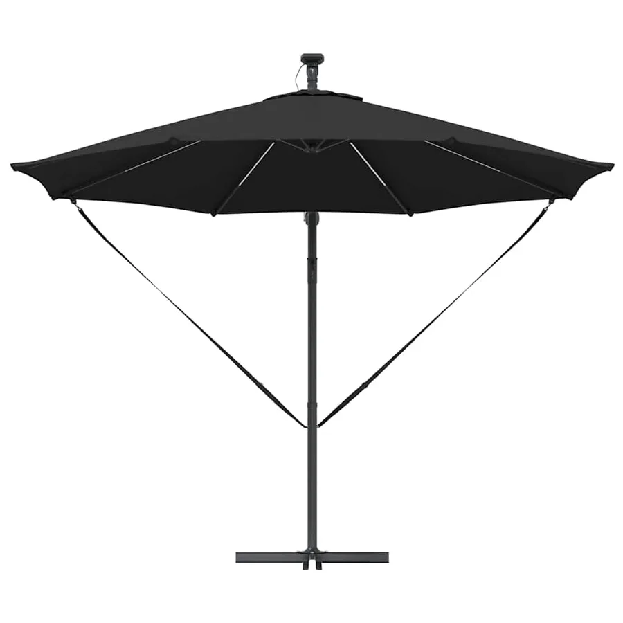 Parasol 294 x 294 x 248 cm Polyester et Aluminium Noir - 6
