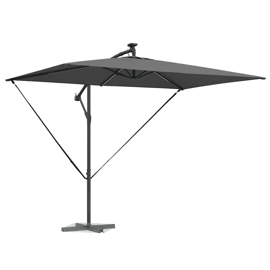 Parasol Anthracite 294 x 200 x 270 cm Polyester et Aluminium - 3
