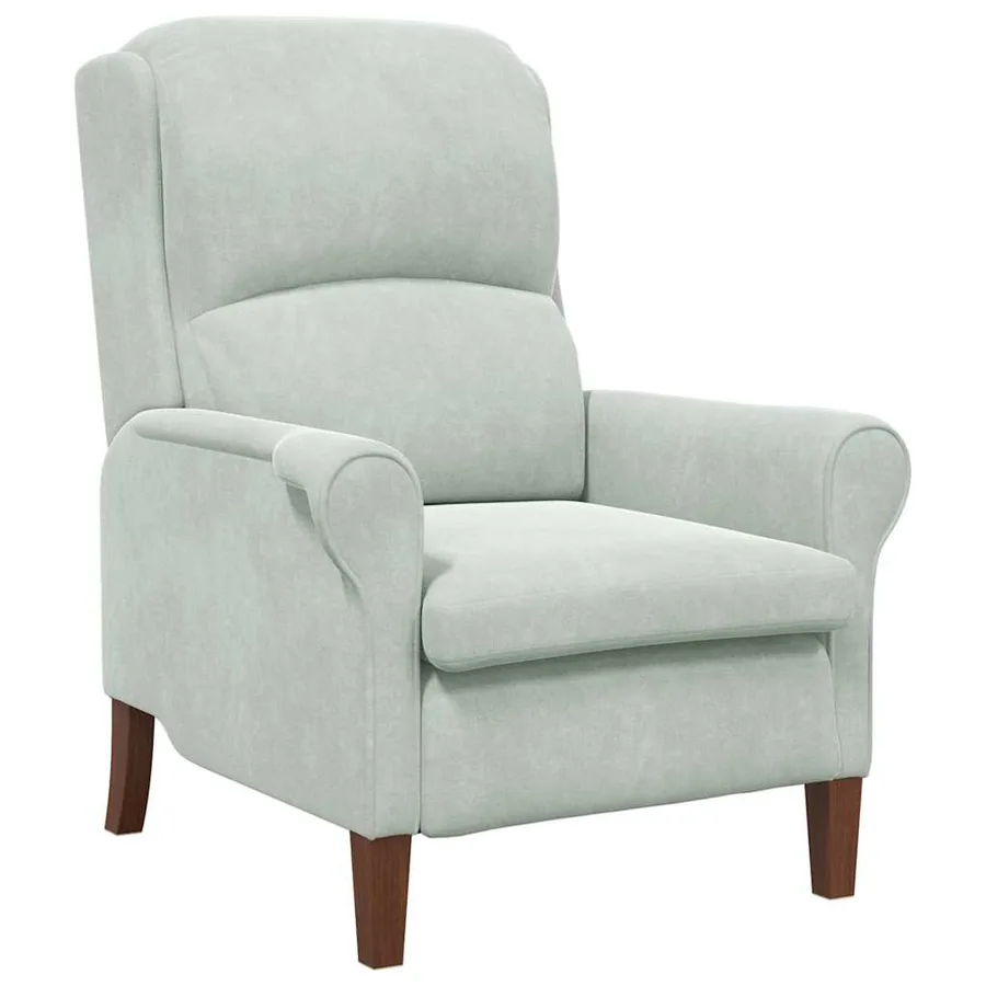 fauteuil Gris clair Velours - 2