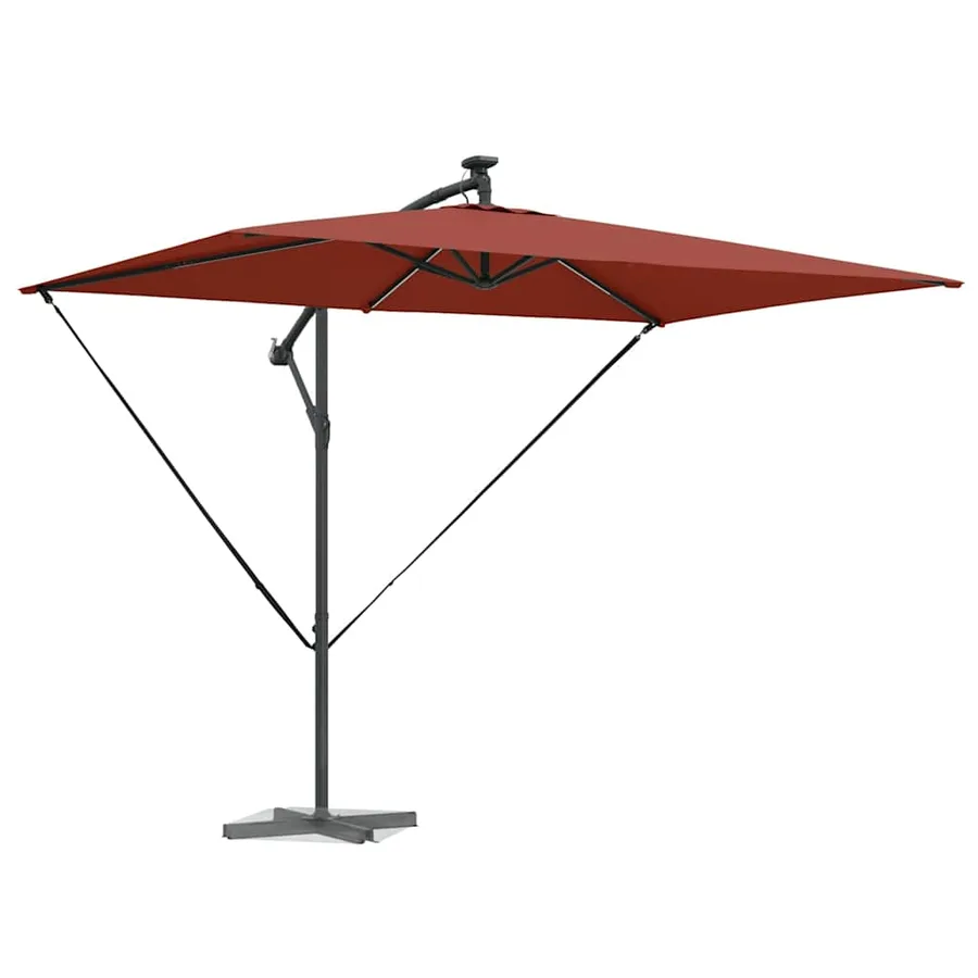 Parasol Terre cuite 294 x 200 x 270 cm Polyester et Aluminium - 3