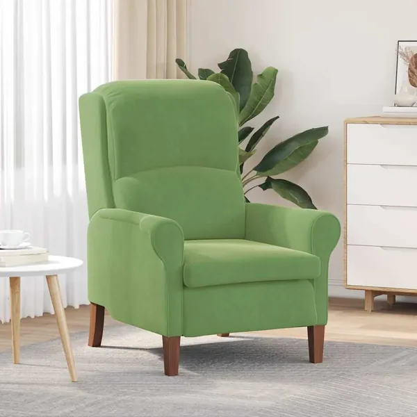 fauteuil Vert clair Velours