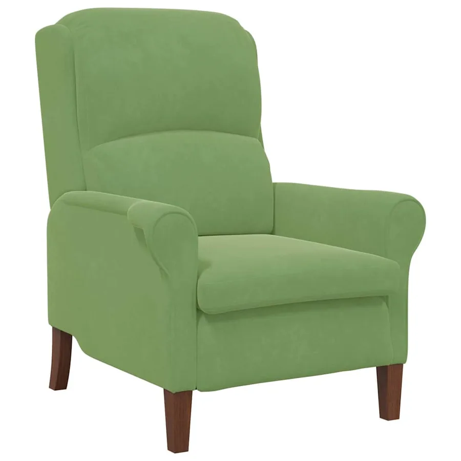 fauteuil Vert clair Velours - 2