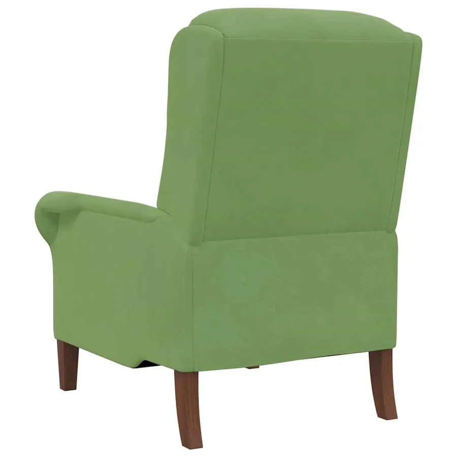 fauteuil Vert clair Velours - 6