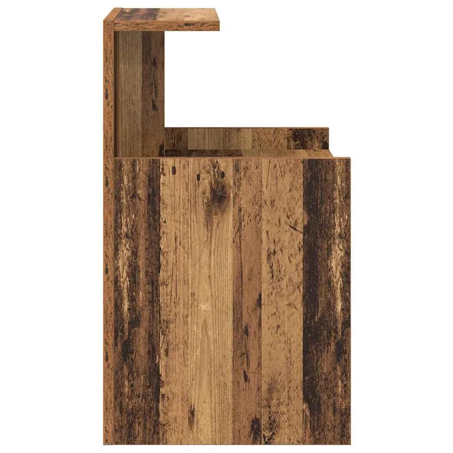 Cabinet de chevet Bois ancien 40 x 35 x 60 cm Bois d'ingénierie - 6
