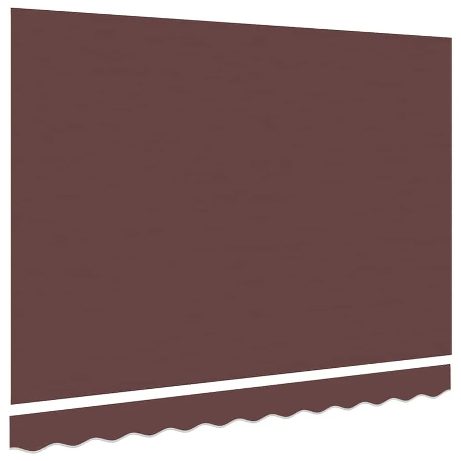 Toile de rechange pour auvent Marron 2,5 x 2 m Polyester - 4